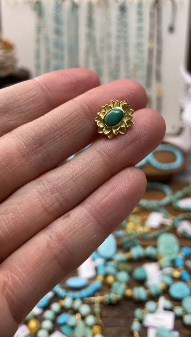 【闪购商品】绿松石珠宝奇石合金60