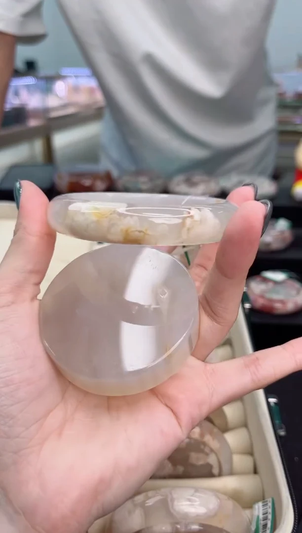 石英质玉手镯未镶嵌63圈口（赠送镯心）3889359