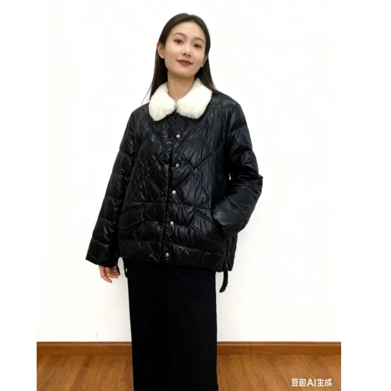 DM913女士冬季新款时尚气质显瘦高端洋气中长款服