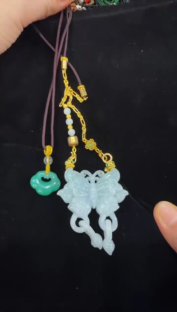 颈饰未镶嵌翡翠国风