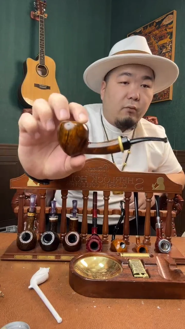 石楠木木雕款意大利进口石楠木烟斗