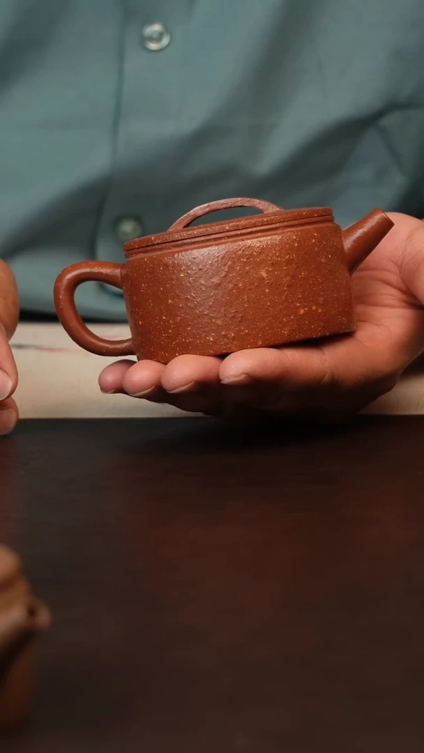 茶壶紫砂月***哥原矿紫砂8目汉瓦