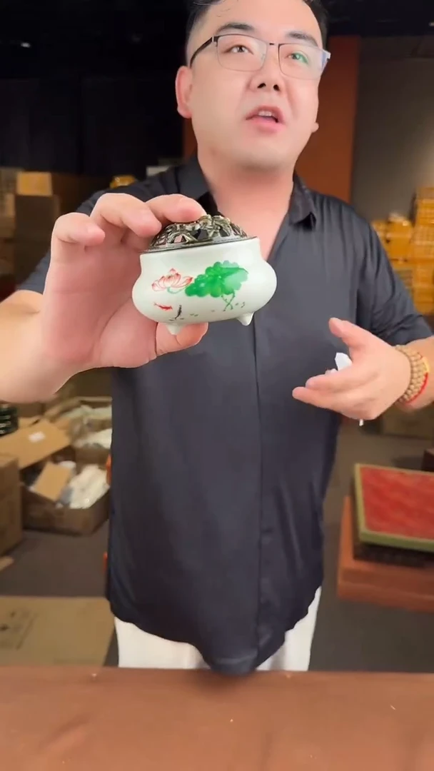 摆件【新华网瓷】景德镇陶瓷摆件040