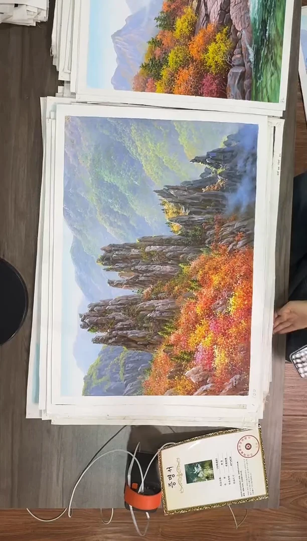 油画【45号】约50*70cm丨朝鲜原创纯手绘孤品油画丨顺丰包邮