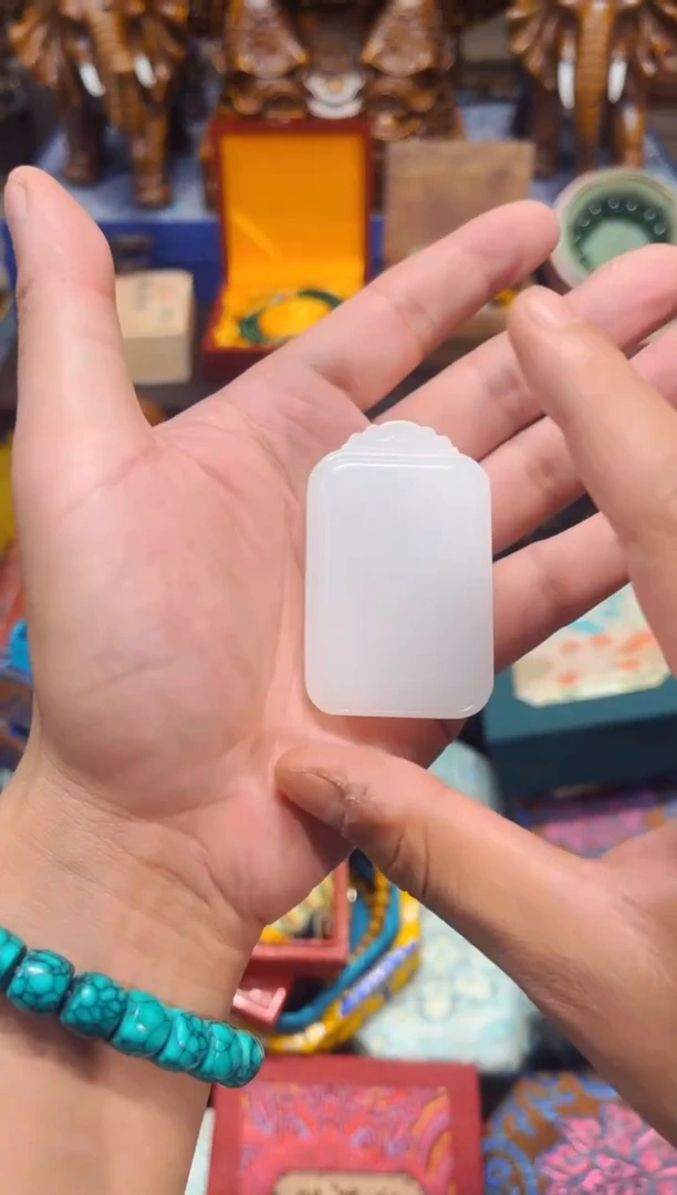 和田玉未镶嵌挂件A老七专属高端精品66