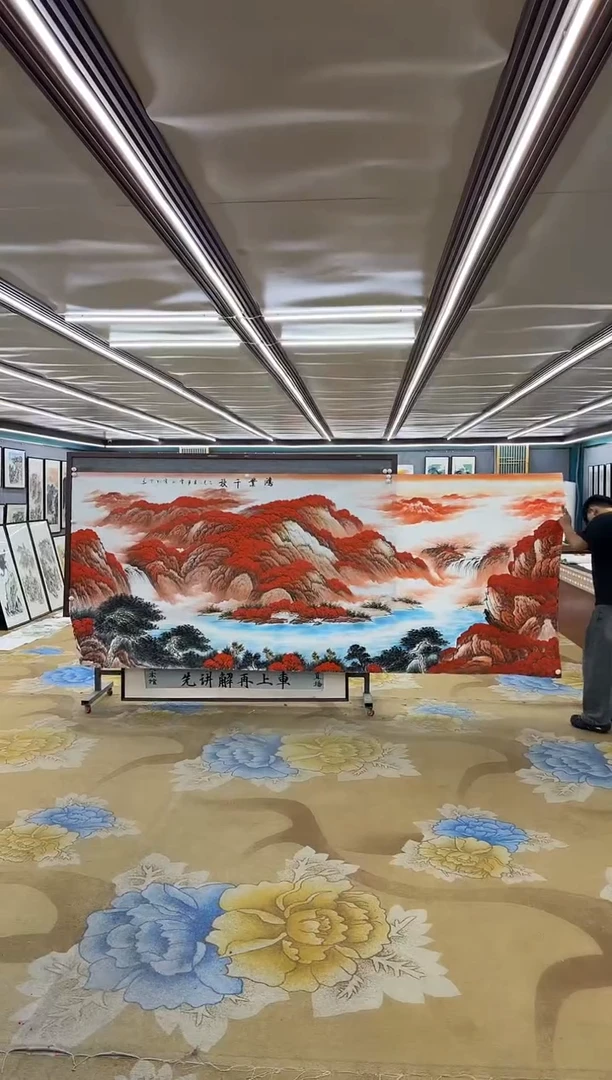 绘画DC   刘雪红-大丈二-山水国画