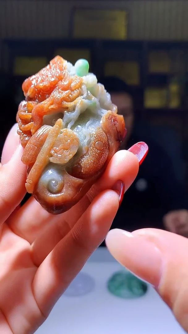 【闪购商品】定制翡翠未镶嵌1071hm-毛货挂件