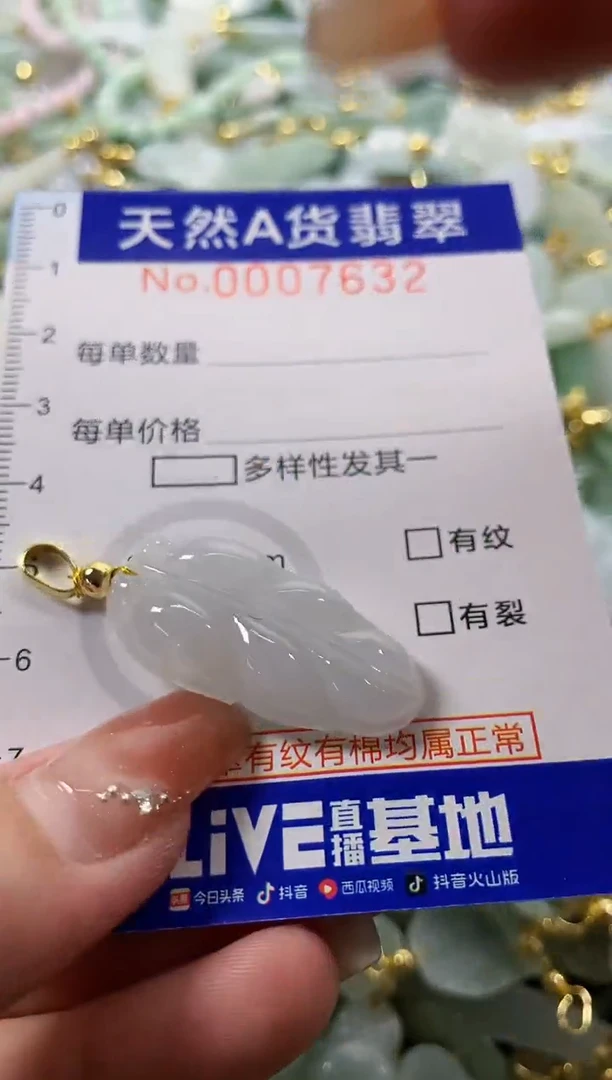 颈饰未镶嵌翡翠天然A货翡翠