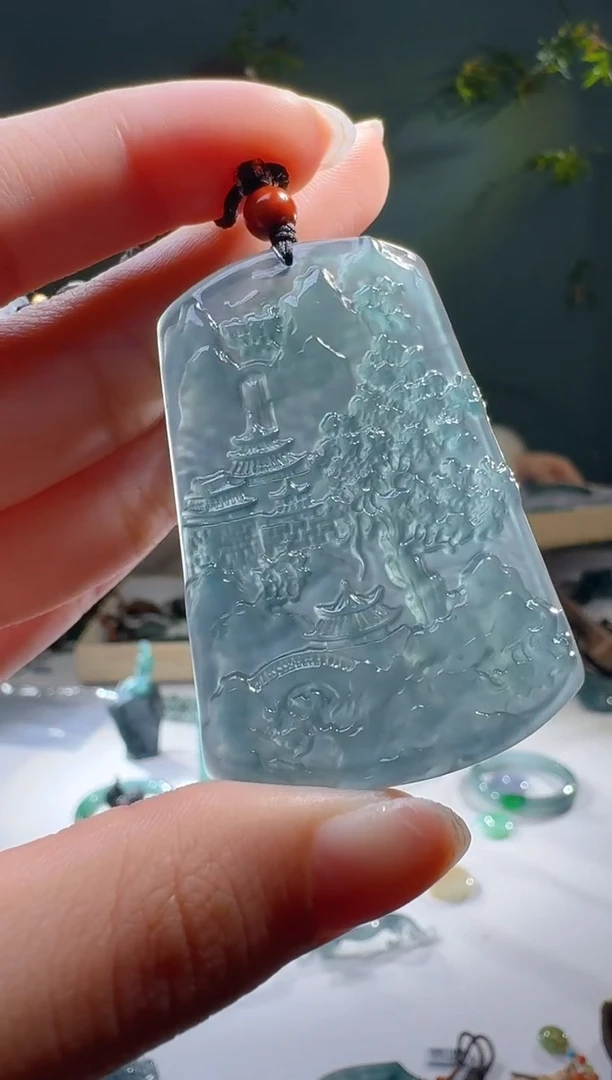 【闪购商品】翡翠颈饰未镶嵌天然A货翡翠