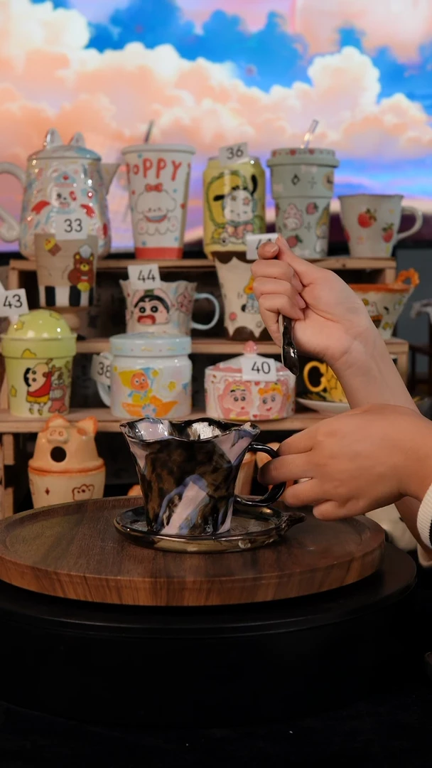 陶瓷双饮款景德镇手工陶瓷