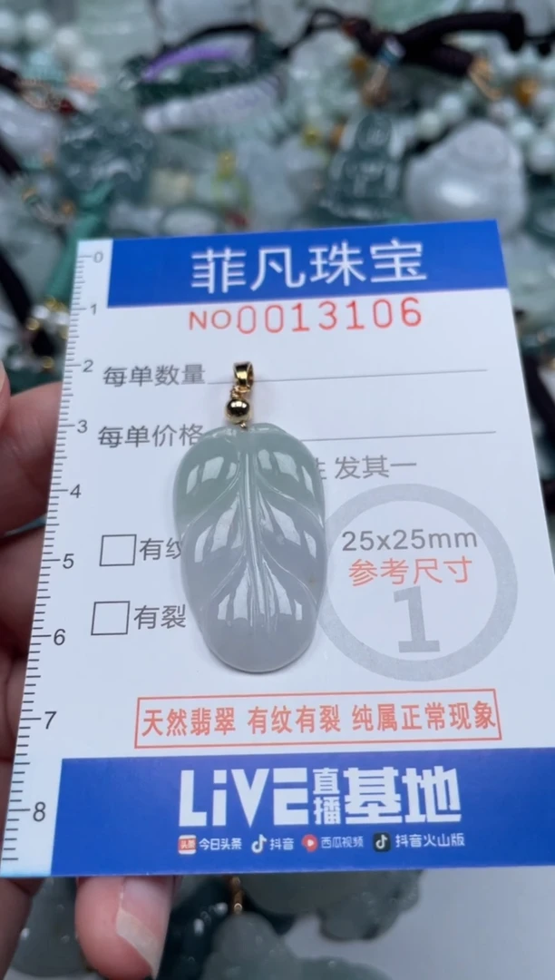 颈饰未镶嵌翡翠13106