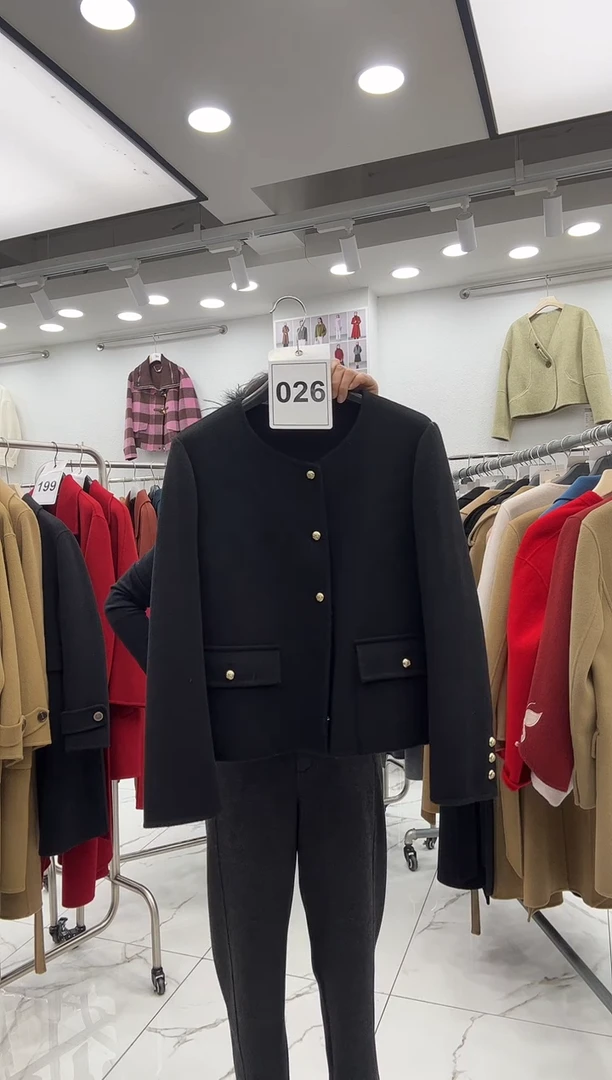 秋冬经典羊毛外套编码026