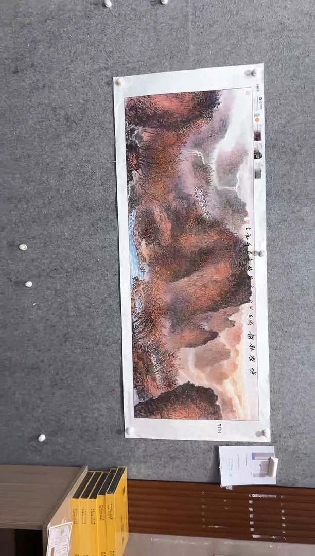 国画张传亭老师的红袍作品