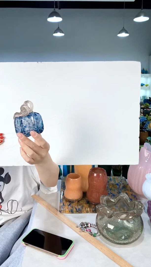 慕忆家手作琉璃花瓶
