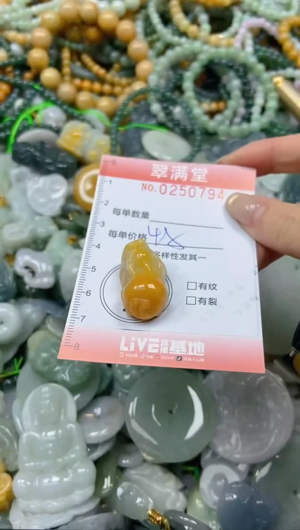 未镶嵌挂件翡翠闪购0250794