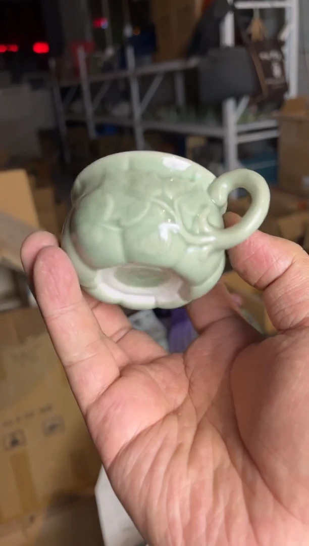 【闪购商品】瓷瑕疵微变形南瓜小杯1只