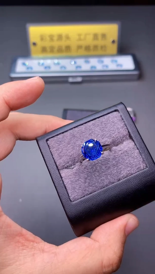 托帕石戒指银S925镶嵌0000