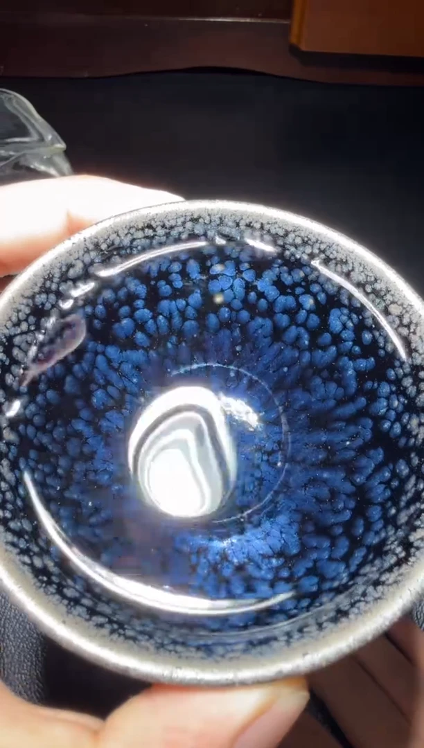 茶盏蔡炳盛银蓝油滴30