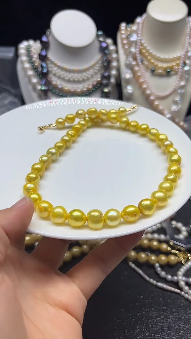 淡水珍珠未镶嵌颈饰多人