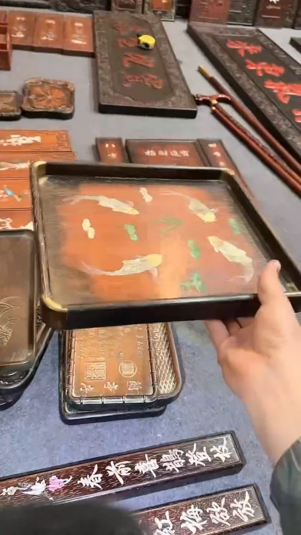 【闪购商品】非洲紫檀（红花梨）赏盘