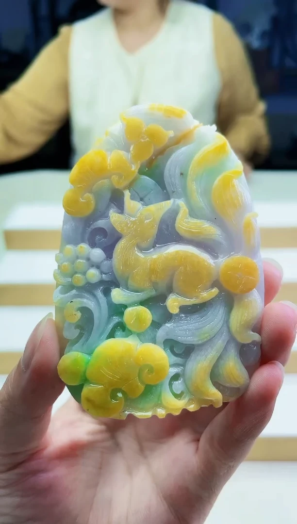 未镶嵌定制翡翠毛货09260388
