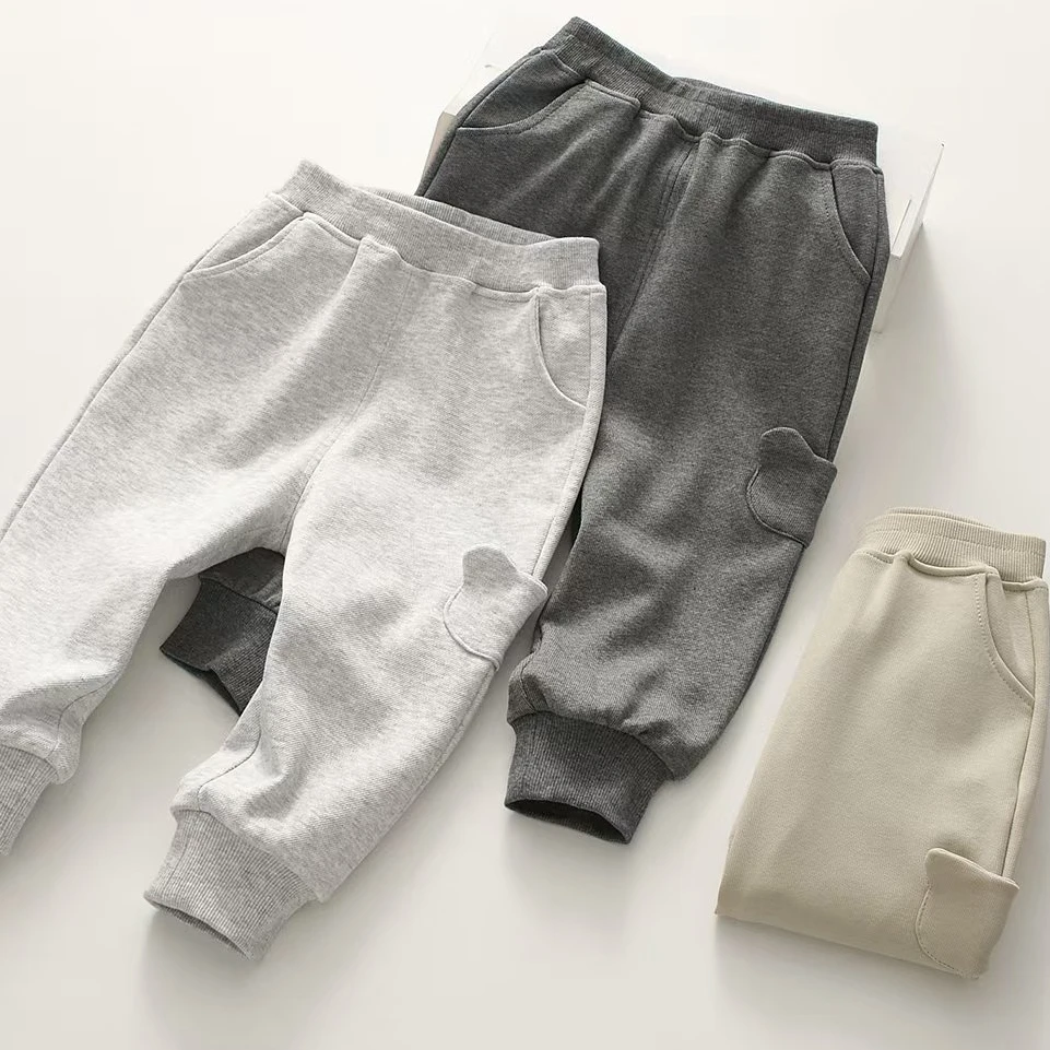 贝贝熊猫毛圈卫裤6957