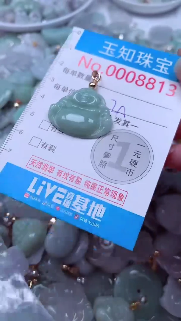 吊坠(不含链)未镶嵌翡翠8813