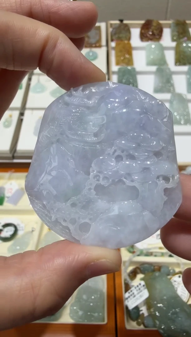 未镶嵌挂件翡翠A货翡翠多样性孤品