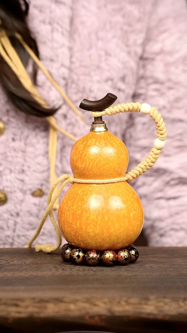 185号中药煮色 大漆葫芦水壶/酒壶 一物一拍