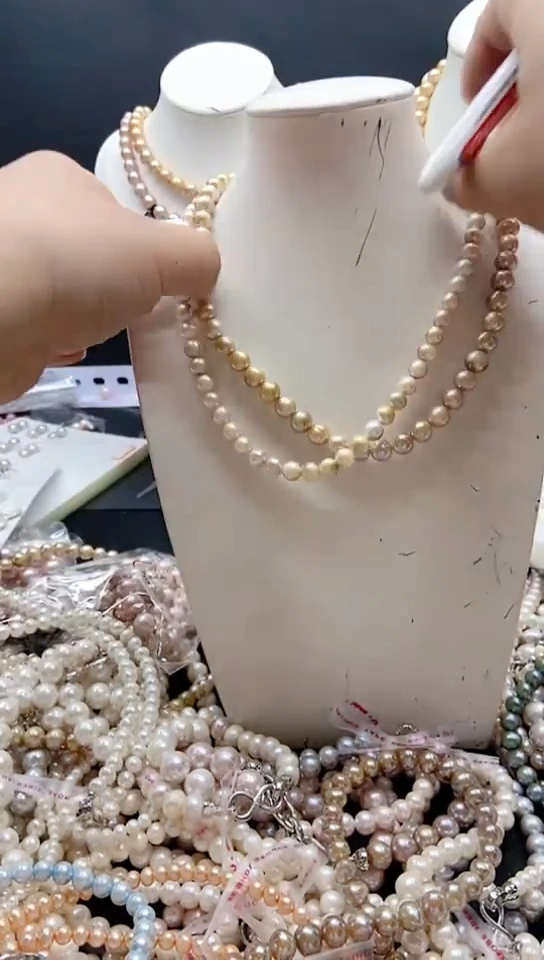 淡水珍珠未镶嵌颈饰1