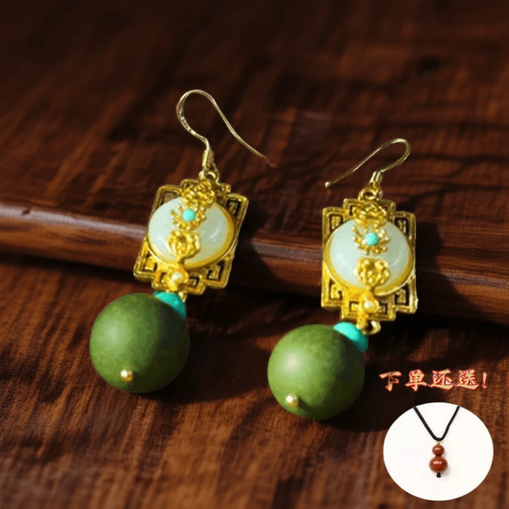 [香珠耳坠]古法五行合香珠耳坠纯手工宫廷中草香方老字号天然