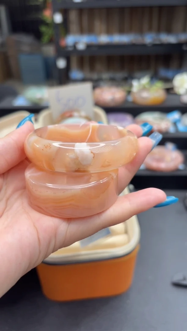 未镶嵌手镯石英质玉59(54圈赠送镯心)