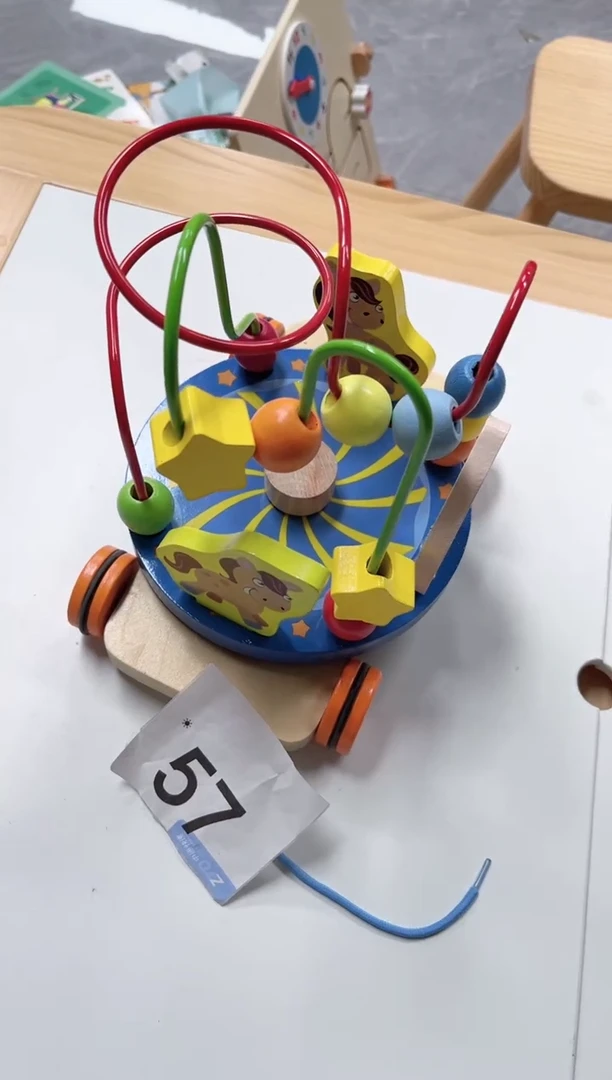 木拉车绕珠玩具（57）
