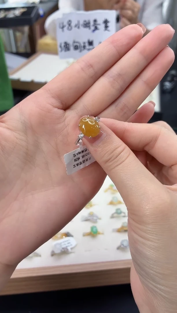 银S925镶嵌戒指翡翠用**心111111