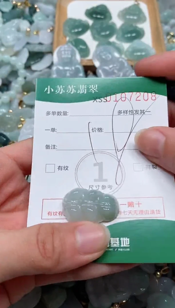 【闪购商品】翡翠颈饰未镶嵌闪购商品0107208