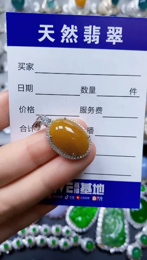 【闪购商品】翡翠颈饰银S925镶嵌0298