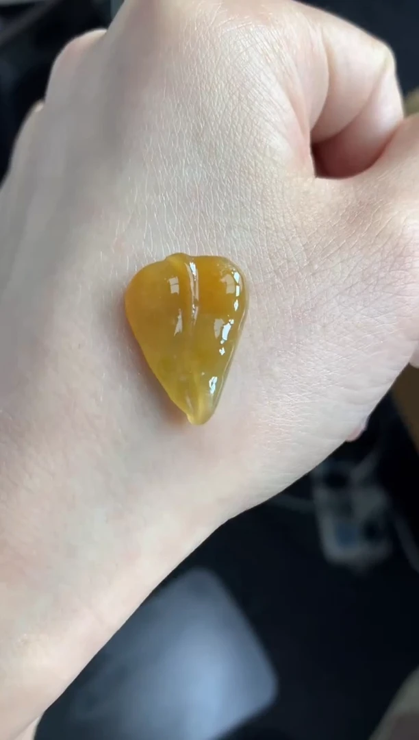 定制翡翠未镶嵌叶子
