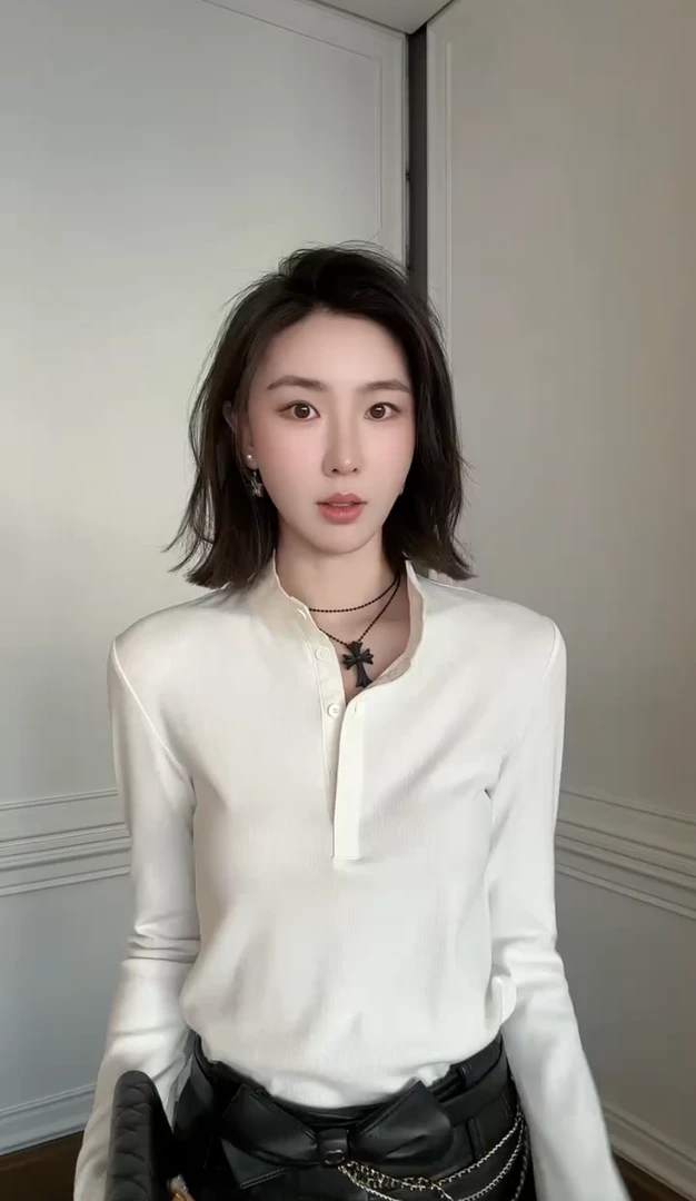 欧货2025秋冬极简风老钱时髦日常通勤polo领百搭长袖针织上衣女