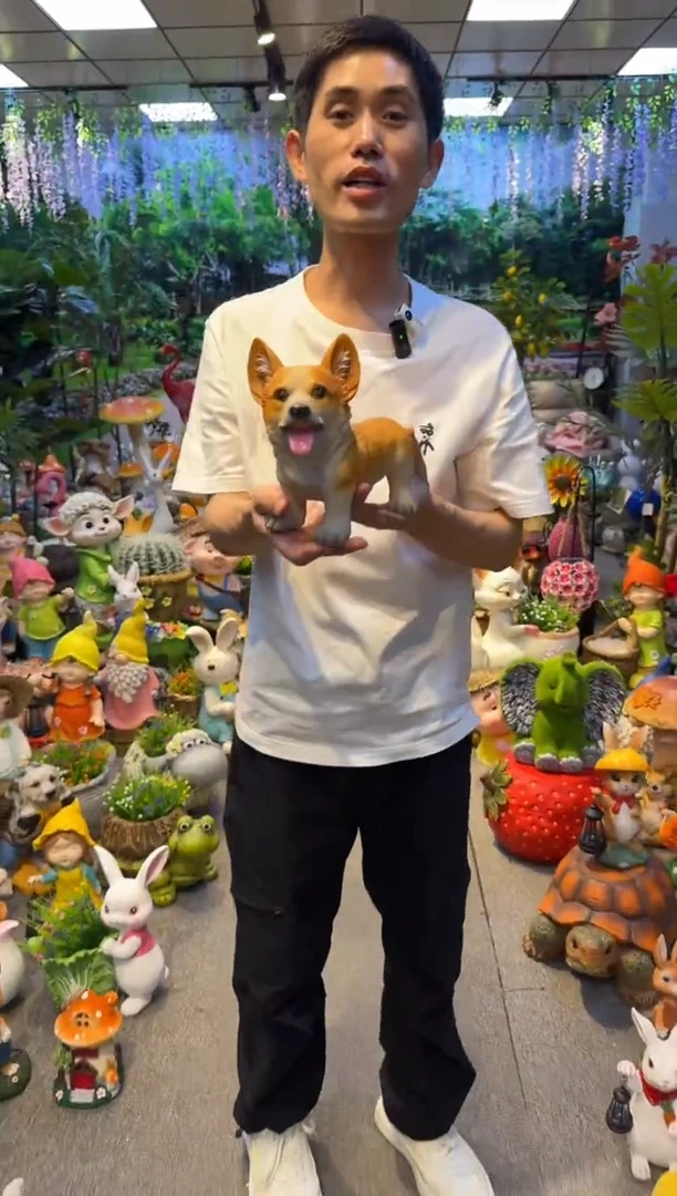 陶瓷花园庭院摆件&00&