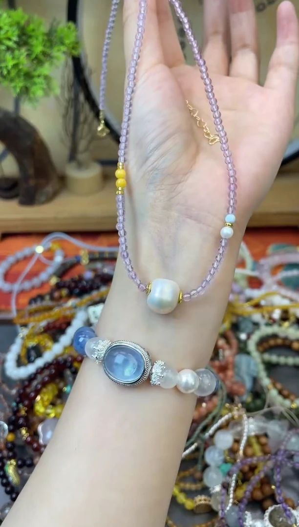 【闪购商品】紫晶颈饰未镶嵌161项链