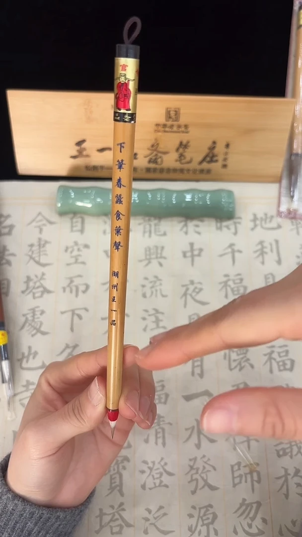 下笔春蚕食叶生（兔毫）