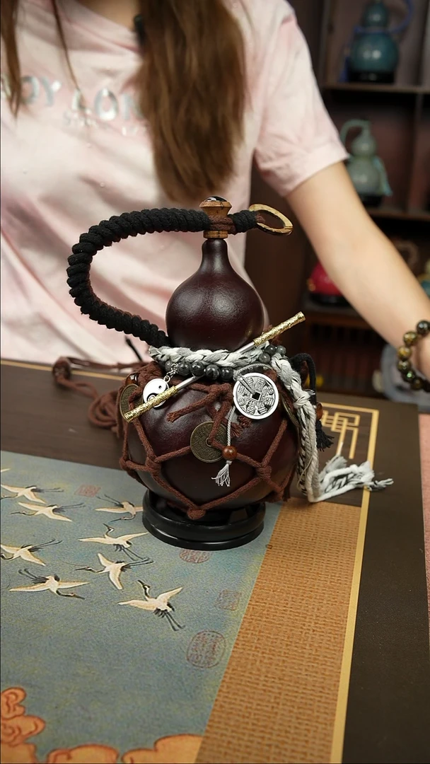 005号500ml左右非遗大漆酒葫芦