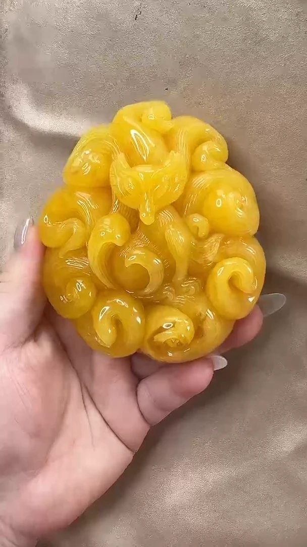 琥珀颈饰未镶嵌吊坠