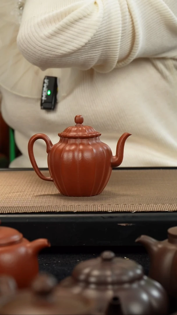 【闪购商品】紫砂茶壶生砂朱泥银台醉客