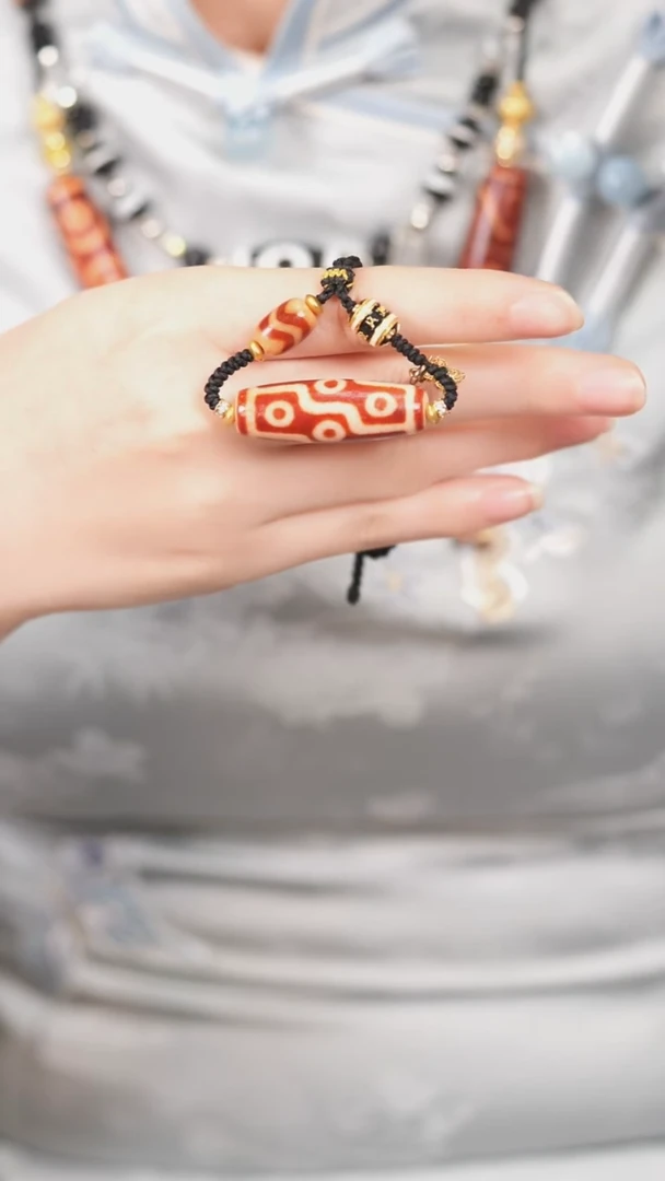 玛瑙/玉髓（覆膜）颈饰未镶嵌传世珠宝