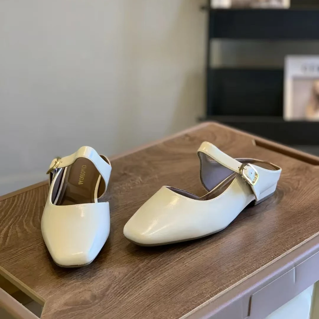 F68-12 新款时尚夏季法式气质外穿包头拖鞋