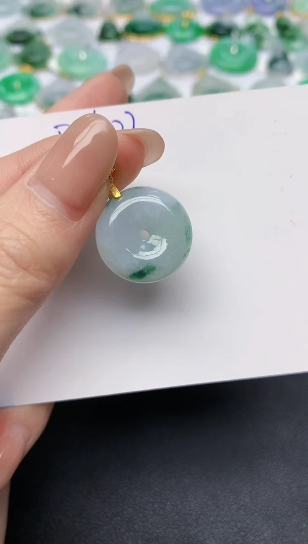 颈饰未镶嵌翡翠 天然缅甸A货翡翠百元以上9元证书费自理