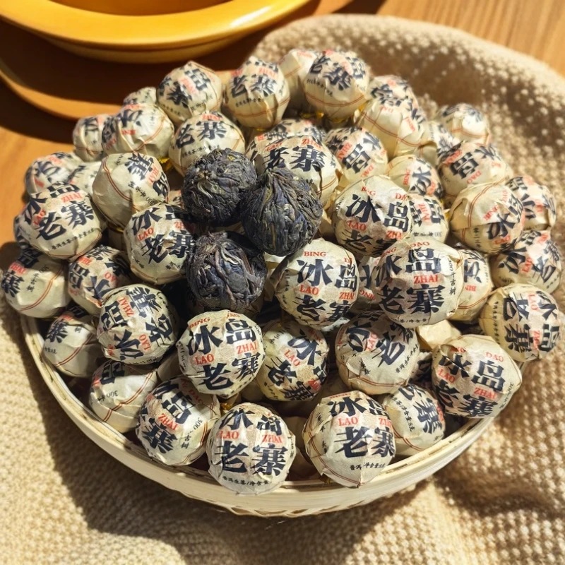 高货【冰岛龙珠】23年冰岛老寨广场周边混采头春手工龙珠【冰糖甜润】