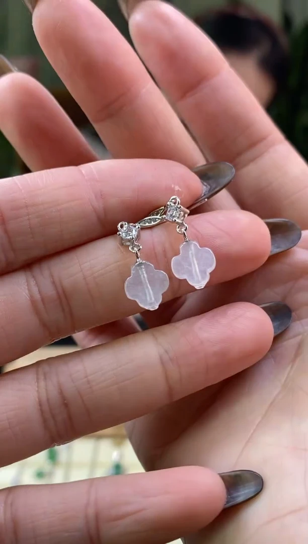 颈饰银S925镶嵌翡翠17452