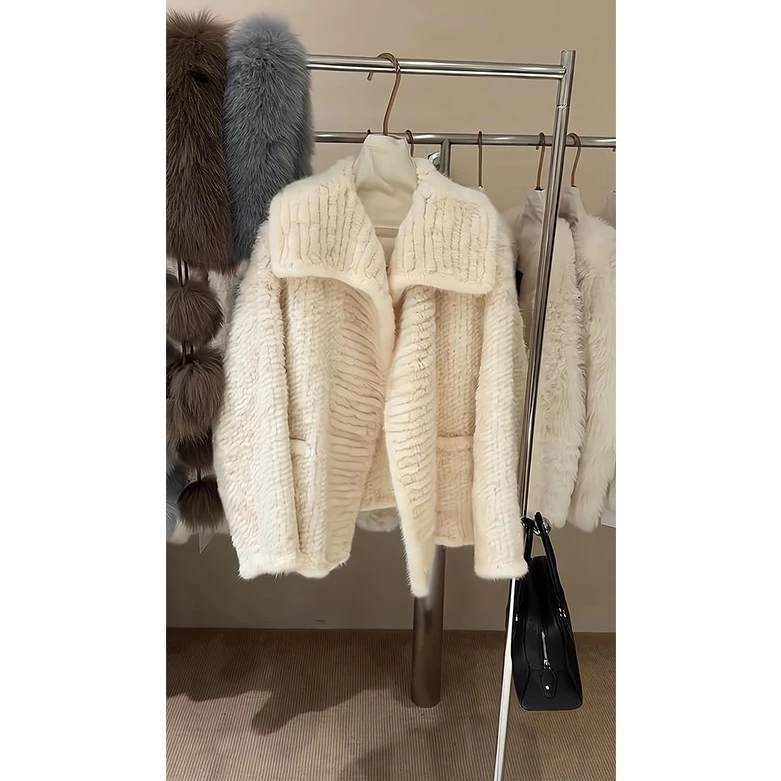 2025新款女士秋冬季慵懒风小众设计感宽松休闲针织开衫外套上衣